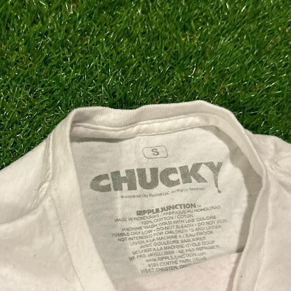 Ripple Junction Chucky "Wanna Play?" Graphic T-Shirt - Picture 4 of 5